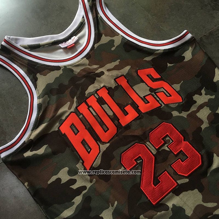 Camiseta Chicago Bulls Michael Jordan #23 Hardwood Verde